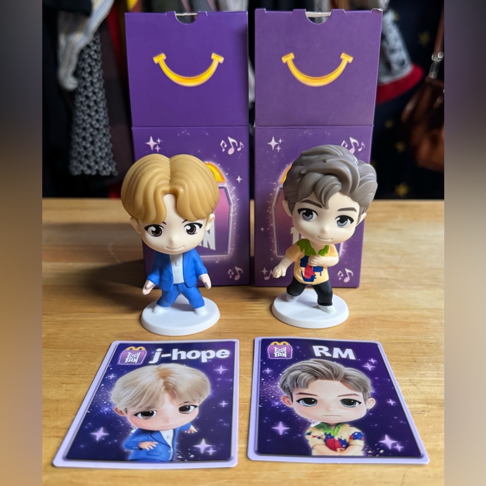 BTS K-Pop McDonald’s TinyTAN j-hope & RM
